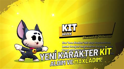 Yen Karakter K T I Aldim Ve Maxladim Brawl Stars Youtube