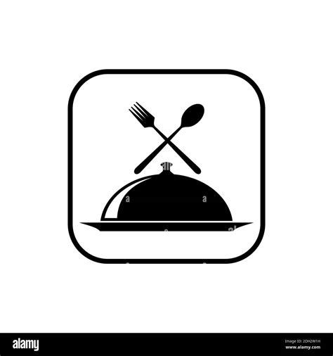 restaurant food icon concept logo vector design concept Stock Vector ...