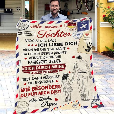 LANGSHI Tochter Geschenke zu meiner Tochter Decke von Mama für Decken