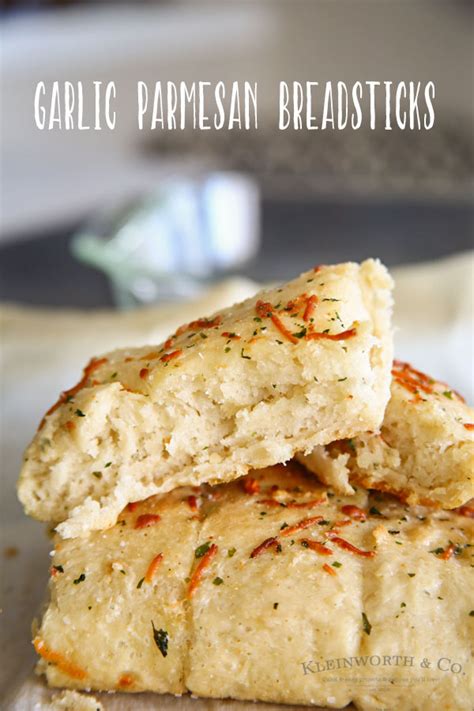 Easy Garlic Parmesan Breadsticks Yummi Haus