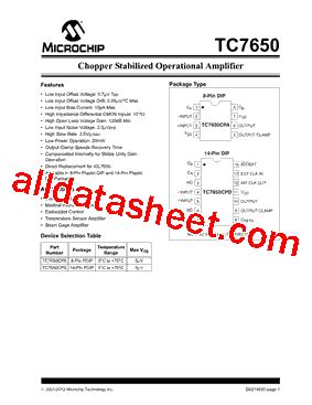 Tc Cpa Datasheet Pdf Microchip Technology