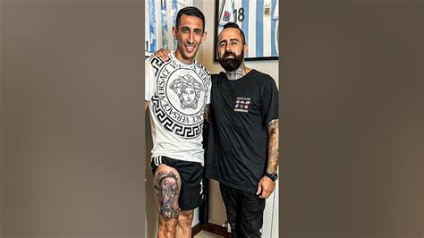 Angel Di Marias Tattoo Of The World Cup 🥶 Breakingnews Youtube