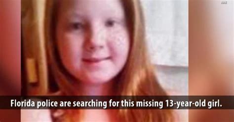 Kelcie Woofe Search Police In Florida Trying To Find Missing 13 Year