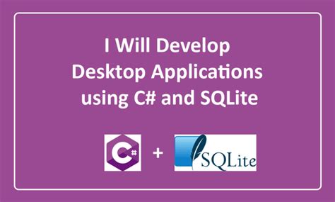 Develop Desktop Applications Using C Sharp And Sqlite By Aruna De Silva