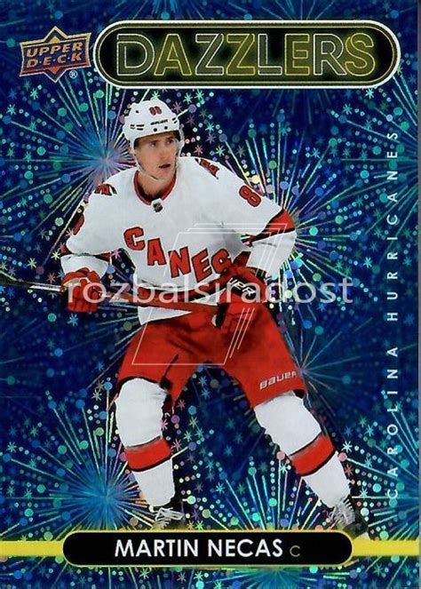 Upper Deck Dazzlers Blue Dz Martin Necas Antci