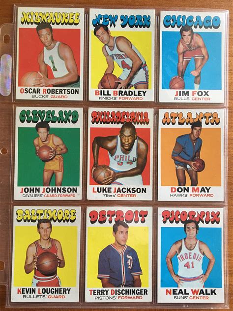 1971 Topps Basketball Cards Lot of 226 Cards Fair-excellent | Etsy