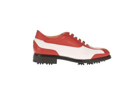 Woman Red White Golf Shoes Miami Toronto Nyc Milan Treccani Milano