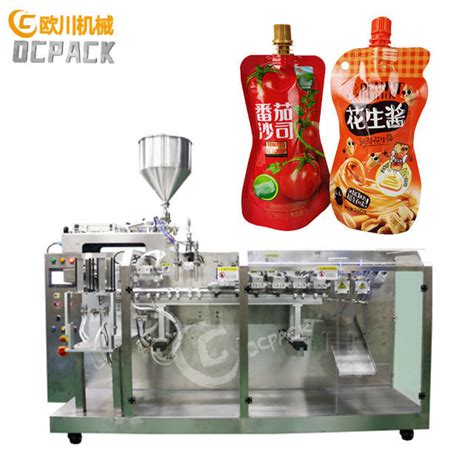 Automatic Tomato Paste Packing Machine For Stand Up Pouch Bag Packaging