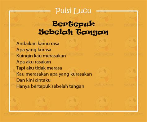 Puisi Lucu Romantis | Cerita Lucu, Komik Lucu dan Humor Terbaru