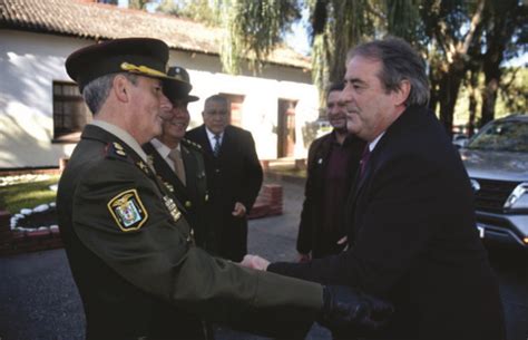 El vicegobernador Alberto Bernis acompañó al Ejército Argentino en los