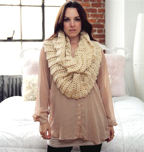 Chunky Cowl Crochet Pattern Infinity Scarf Cowl Wrap The Portland On