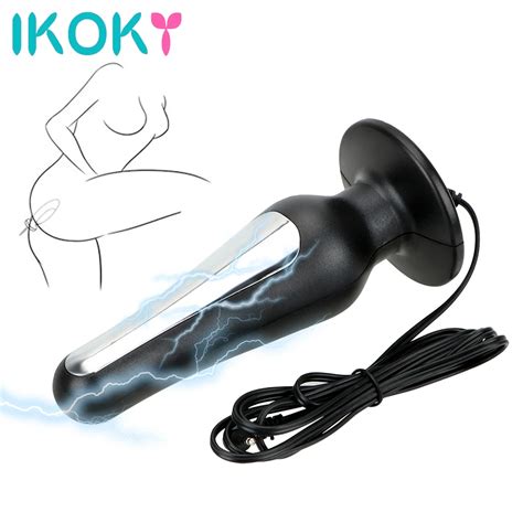 Ikoky Tap N Anal De Descarga El Ctrica Para Mujeres Juguetes De