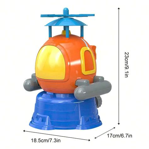 Juguete Giratorio Con Pulverizador De Agua Con Dise O De Helic Ptero