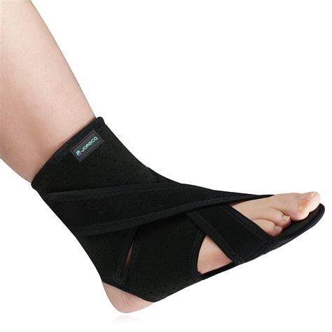 Jomeca Upgraded Drop Foot Brace For Walking With Shoes Dual Forefoot