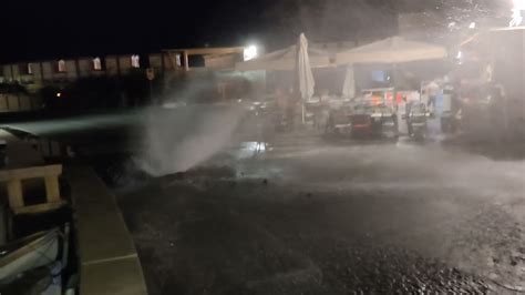 Imperia Esplode Acquedotto A Borgo Marina Youtube