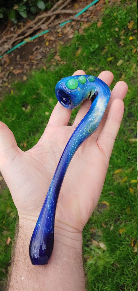 Medium Galaxy Glass Gandalf Pipe Etsy