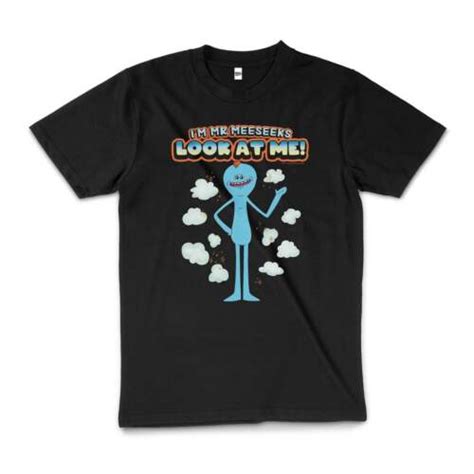 Rick And Morty I M Mr Meeseeks Look At Me Rude T Shirt Unisex Tee Black Size 3xl Ebay