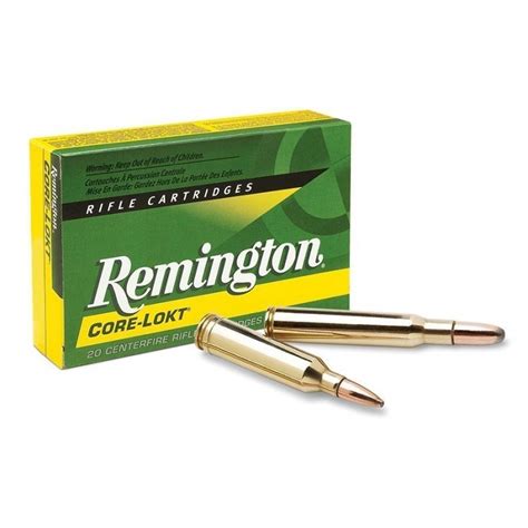 Munitions REMINGTON 30 06 Springfield Core Lokt 180 GR SP