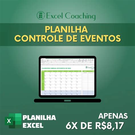 Planilha Controle De Eventos