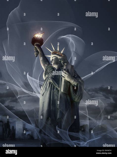 Estados Unidos - Nueva York: la estatua de la Libertad (Arte digital ...