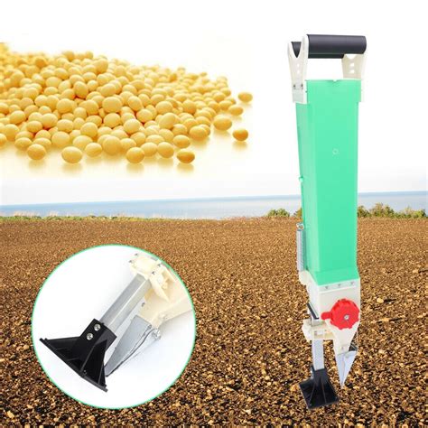 Handheld Corn Peanut Seeder Fertilizer Spreader Planter Adjustable For