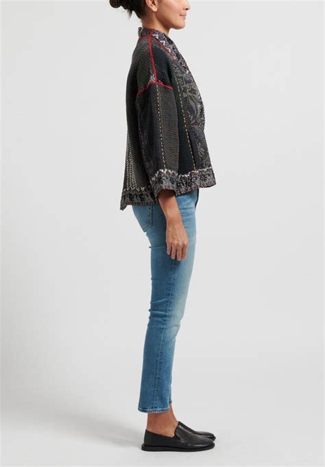 Mieko Mintz Short Flare Jacket In Black Silver Iii Santa Fe Dry Goods