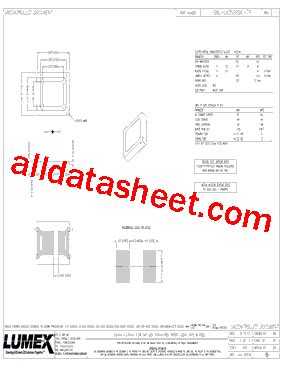 SML LX3528SIC TR Datasheet PDF LUMEX INC