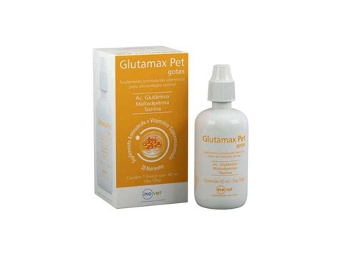 Inovet Glutamax GP Suplemento Vitamínico 28 Nutrientes 40ml Vitaminas