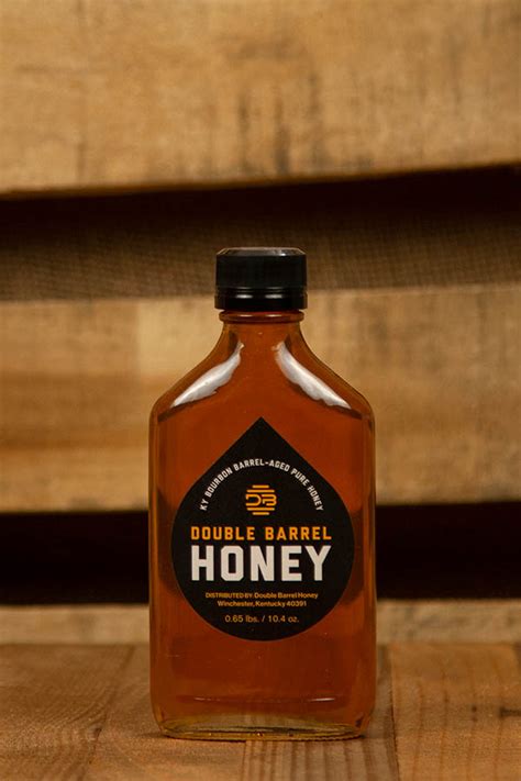 Double Barrel Honey Kentucky Bourbon Barrel Aged Pure Honey 10 4oz