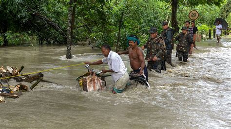 Assam floods key highlights: The death toll remained at 86 with 13 districts in the state still ...