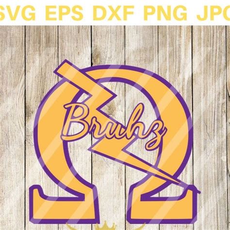 Omega Psi Phi Fraternity Svg Que Svg Greek Letters Svg Etsy Israel