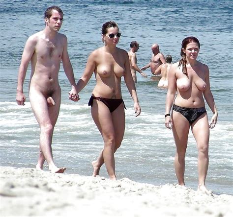 Sex Cfnm At The Beach Image