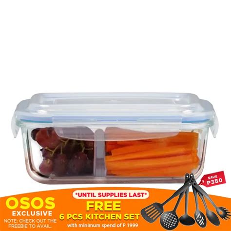 Masflex Original Ml Rectangular Borosilicate Glass Food Storage