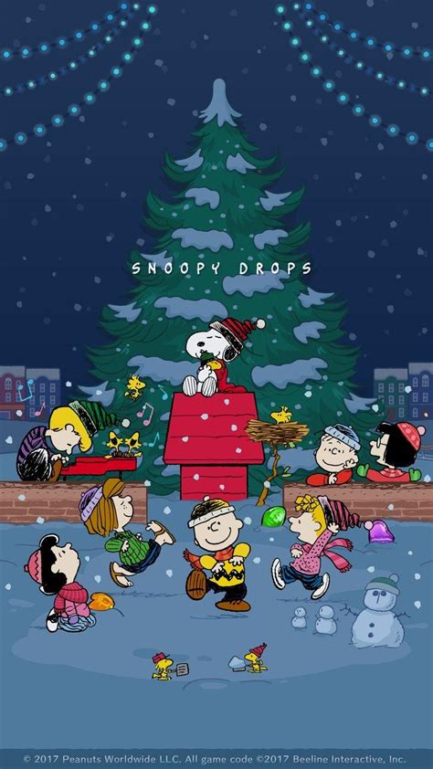 Snoopy Christmas Iphone Wallpapers Wallpaper Cave