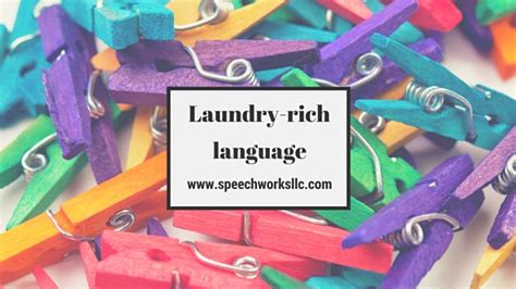 Language Rich Laundry Speech Therapy Blog Wisconsin