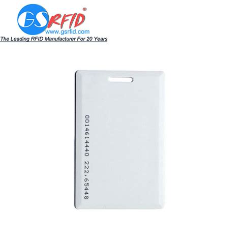 China Factory Supply Em Rfid Card Rfid Proximity Card Cr Pvc