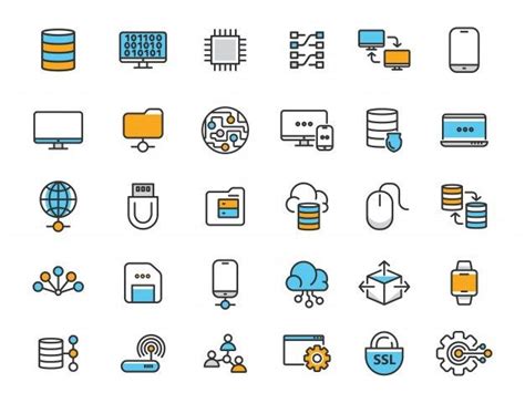 Conjunto de iconos de tecnología informá Premium Vector Freepik