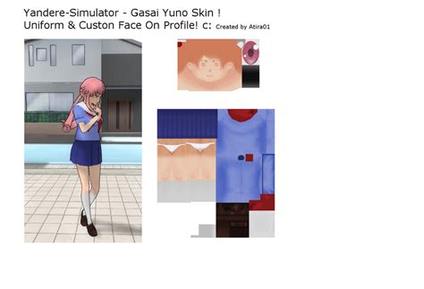 Yandere Simulator/Gasai Yuno Skin by Atira01 on DeviantArt