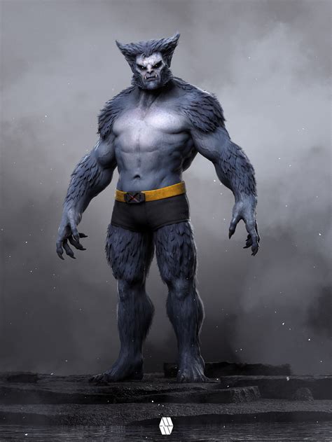 ArtStation - A Mutant Emerges - 'Hank/Beast' Concept