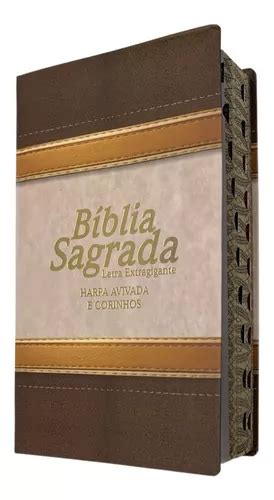 B Blia Sagrada Letra Extragigante Harpa Crist Ndice Capa