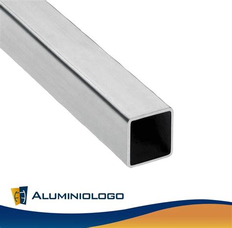 Tubo Cuadrado De Aluminio Nat Brillo 1 Pulgadas Bs 2 91 En