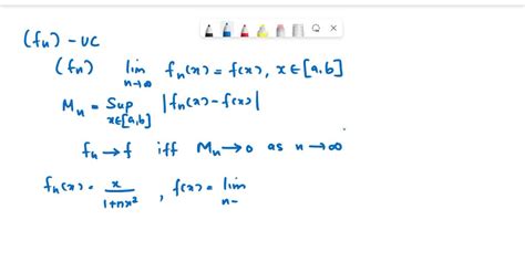 Solved 2 Consider The Sequence Of Functions Fnx 1 Nr Find The