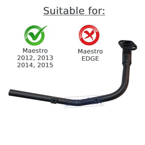 Smatan Maestro Silencer Bend Pipe 2012 To 2015 Model Year