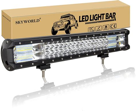 Amazon Fr Skyworld Pouces Barre Lumineuse De W Led Barre