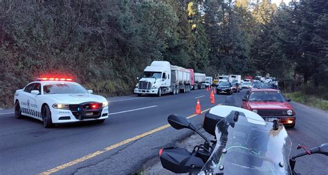 Carretera Federal M Xico Toluca Colapsada Por Accidente De Tr Iler