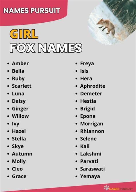 350+ Girl Fox Names [Ideas With Meanings]