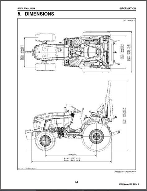 Ebluejay Kubota B2301 B2601 Tractor Wsm Service Workshop Manual On A Cd