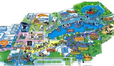 Universal Studios Florida Park Map