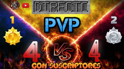 DIRECTO DE FREE FIRE SALAS PRIVADAS 4 VS 4 PVP DPI MR CON