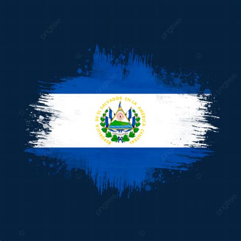 National Flag Of El Salvador El Salvador National Flag Flag PNG